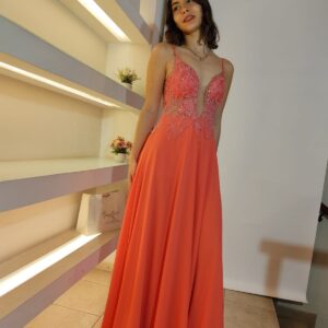 Vestido Coral.