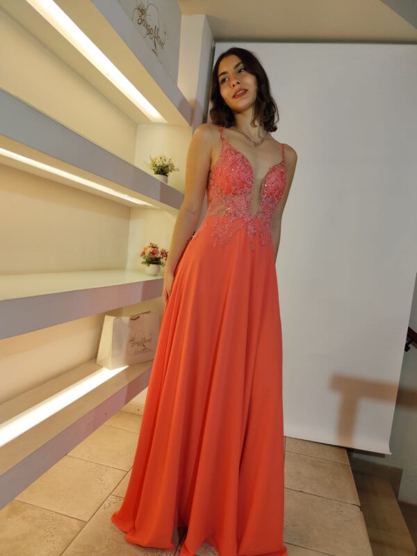 Vestido Coral.
